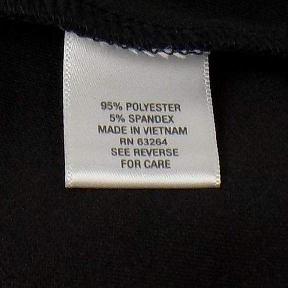 Roz & Ali Black Short Sleeve Blouse Size XL - Picture 7 of 7